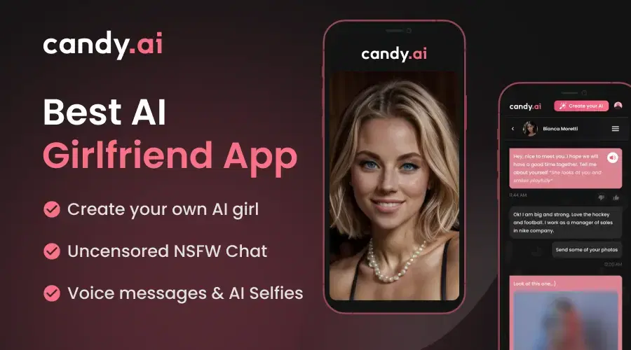 Candy.AI app interface